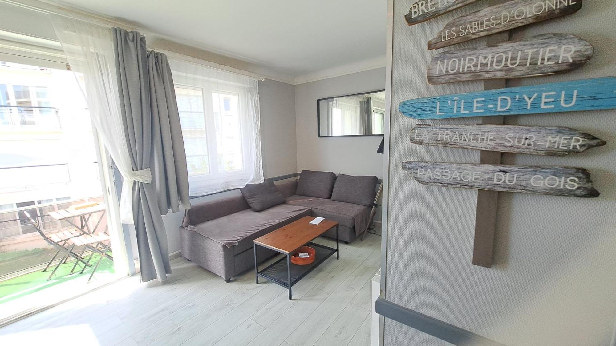 Couchant Radieux Appartement 2 Pieces 4 Personnes Vue Mer Saint-Jean-de-Monts Bagian luar foto