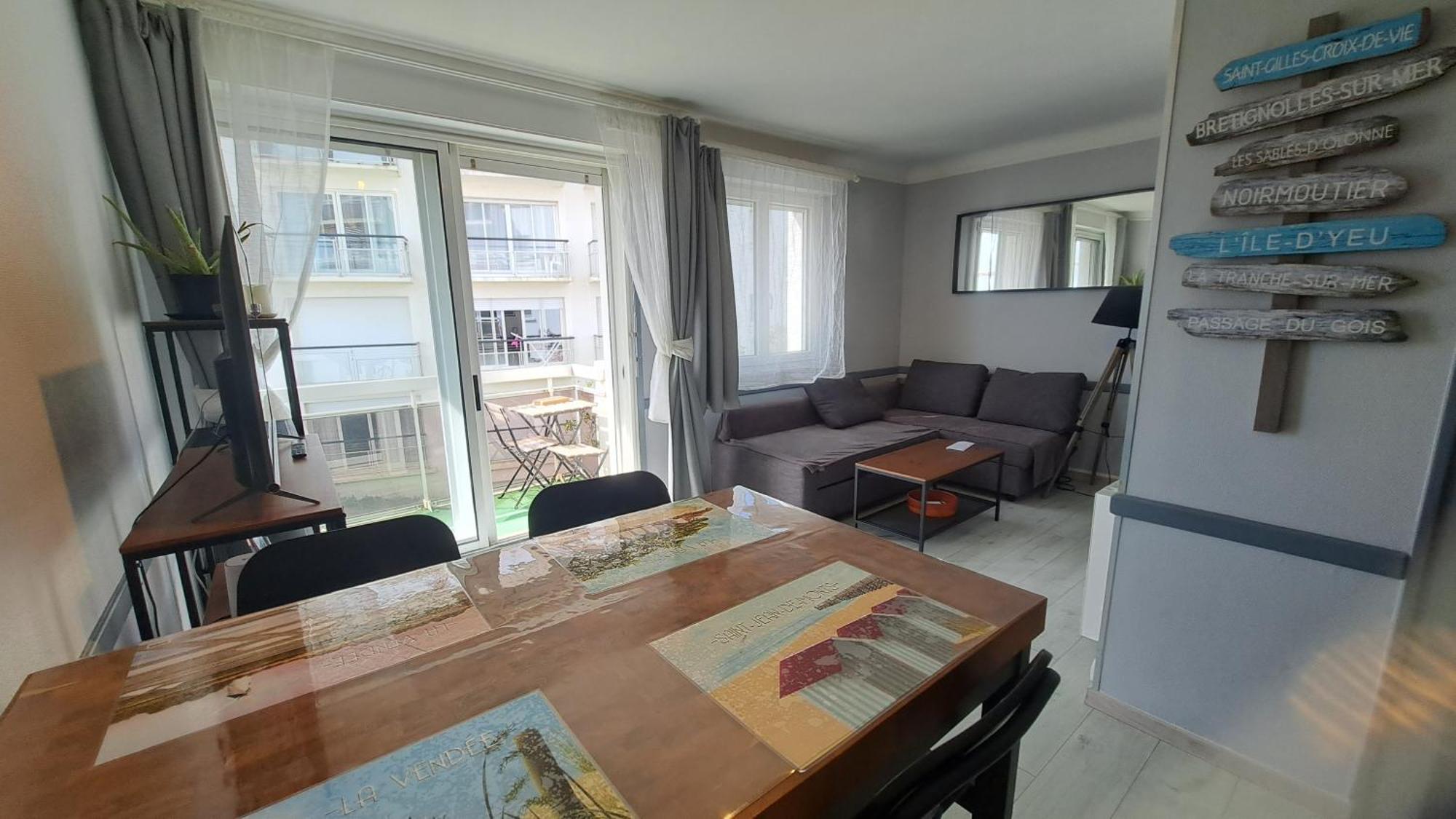 Couchant Radieux Appartement 2 Pieces 4 Personnes Vue Mer Saint-Jean-de-Monts Bagian luar foto